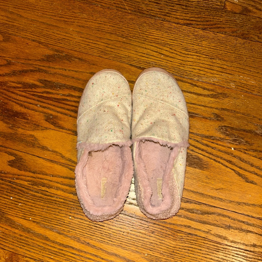 TOMS India slipper in Speckled Twill